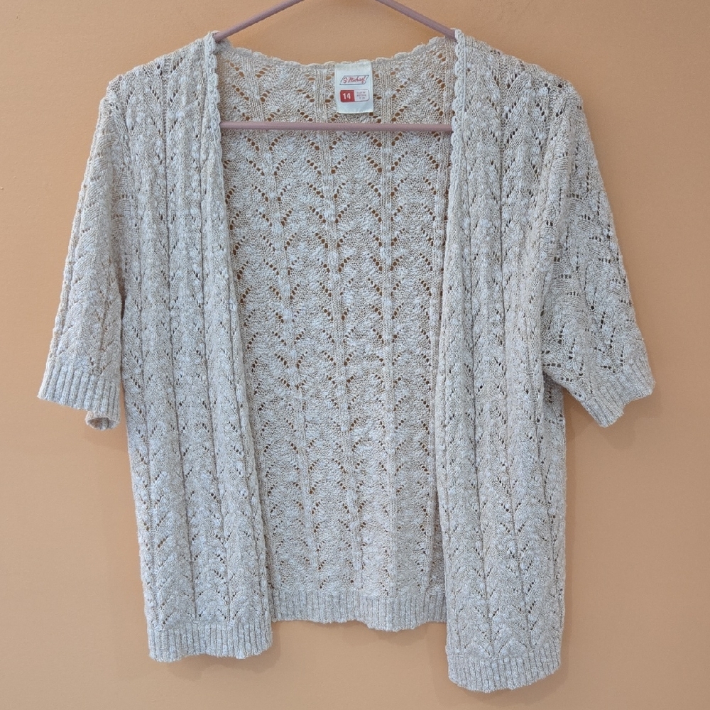 Vintage Pointelle cardigan
